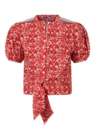 D-zine meisjes blouse korte mouw